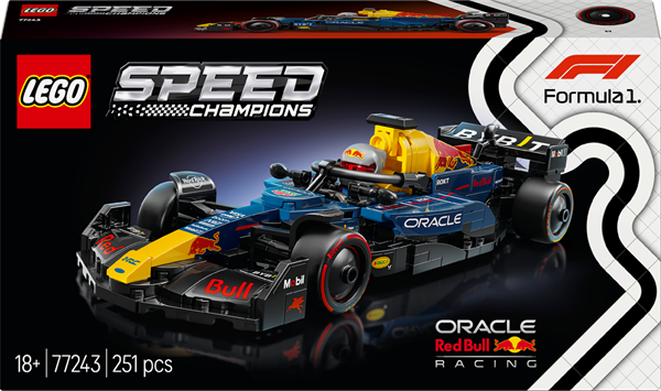 Конструктор LEGO Speed Champions Гоночный автомобиль F1 Oracle Red Bull Racing RB20, 251 деталь (77243)