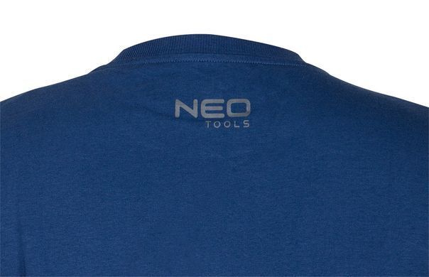 Лонгслив NEO TOOLS 81-692, темно-синяя, 100% хлопок S