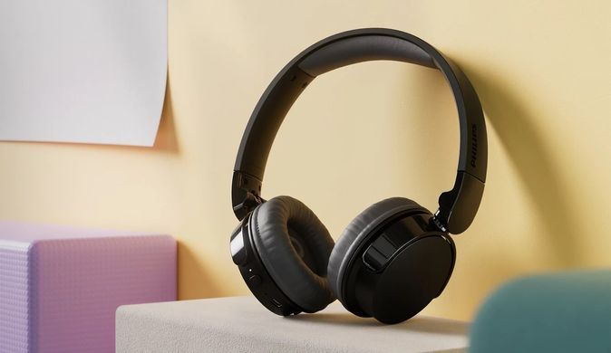 Навушники On-ear Philips TAH3209 BT 5.3, Wireless, Mic, Чорний (379621) TAH3209BK/00 фото