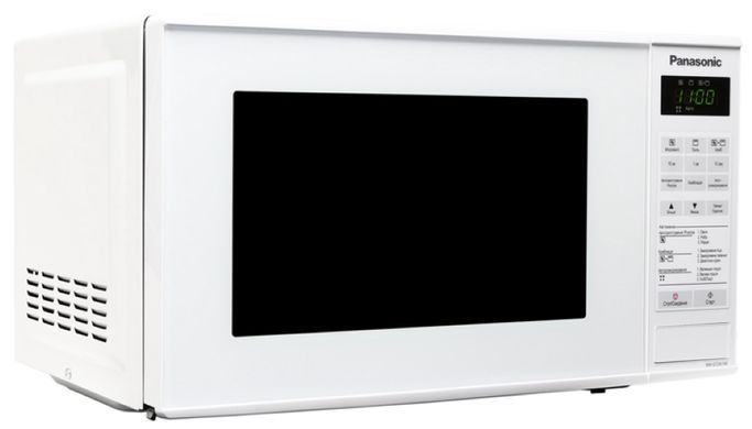Panasonic Мікрохвильова піч, 20л, 800Вт, гриль, дисплей, білий (243556) NN-GT261WZPE фото