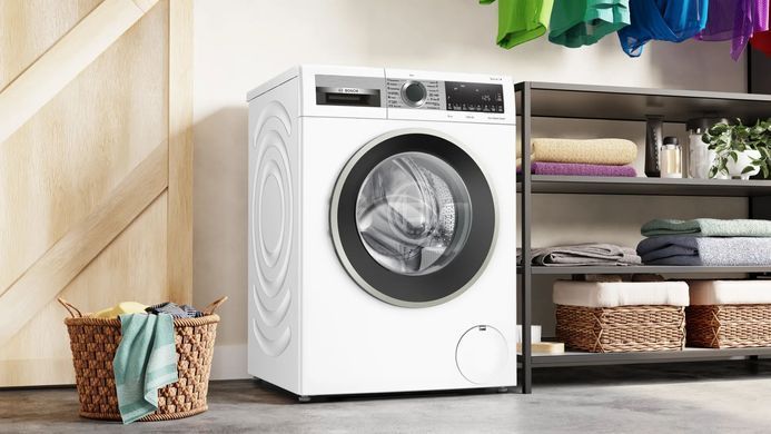 Bosch Пральна машина фронтальна, 10кг, 1400, A+++, 59см, дисплей, білий (366634) WGA25400UA фото