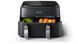 Philips Мультипіч Ovi Dual 2750Вт, чаша-6+3л, сенсорне управл., 2 контейнера,8 авто. Програм, пластик, чорний (379656) NA351/00