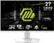 MSI Монитор 27" MAG 274URFW 2xHDMI, DP, USB-C, Audio, IPS, 3840x2160, 160Hz, 0.5ms, sRGB 133%, AdaptiveSync, Pivot, HDR400, белый 9S6-3CC29H-278
