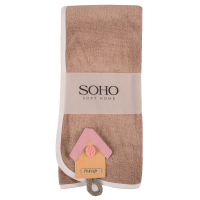 Текстиль банний SOHO Рушник 35*75 см, мікроф. Capuchino упак. 3 шт