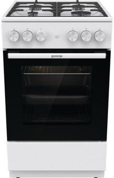 Gorenje Плита газова, 70л, 50x60см, чавун, білий (374471) GG5A11WF фото