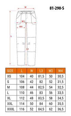 Рабочие штаны Neo Tools 81-290 Premium 4-way stretch