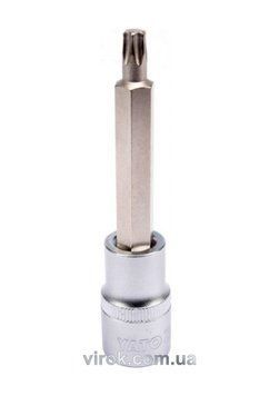 Головка торцева YATO квадрат 1/2 "TORX" подовжена Т40, L= 100 мм