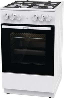 Gorenje Плита газова, 70л, 50x60см, чавун, білий (374471) GG5A11WF фото