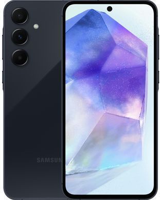 Samsung Смартфон Galaxy A55 5G (A556) 6.6" 8/128ГБ, 2SIM, 5000мА&bull;год, синій темний (375797) SM-A556BZKAEUC фото