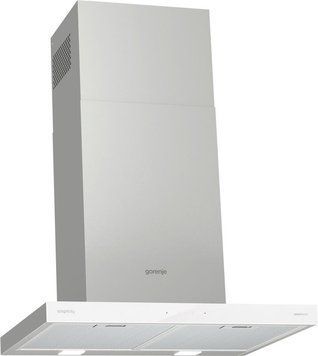 Витяжка Gorenje купольна, 60см, 650м.куб/год, білий WHT6SYW фото