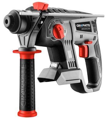 Акумуляторний перфоратор GRAPHITE 58G027 18V SDS Plus, безщітковий, 2.2 Дж, Energy+ 58G027 фото