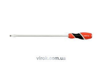 Викрутка плоска ударна YATO : шліц SL6 x 250 мм