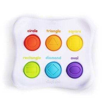 Сенсорная игрушка Fat Brain Toys Dimpl Duo Цвет Форма Брайль (F208EN) dt_13653 фото
