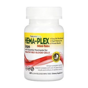 Hema-Plex - 60 mini-tabs Nature's Plus