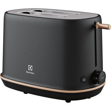 Тостер Electrolux 980Вт, металл, черный (360362) E7T1-6BP фото