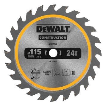 Диск пиляльний універсальний DeWALT DT20420