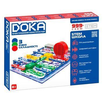 Электронный конструктор Doka Школа 999+ Схем (D70708) D70708 фото