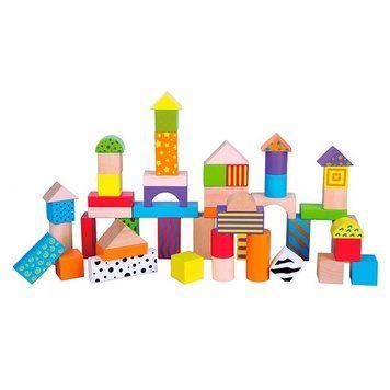 Деревянные кубики Viga Toys Узорчатые блоки 50 шт., 3 см (59695) dt_79233 фото