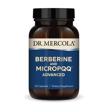 Берберін та MicroPQQ, Berberine and MicroPQQ Advanced, Dr. Mercola, 30 капсул