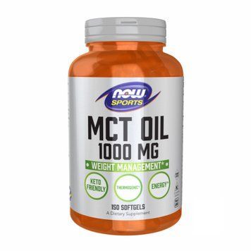 Масло МСТ Now Foods (MCT Oil) 1000 мг 150 гелевых капсул