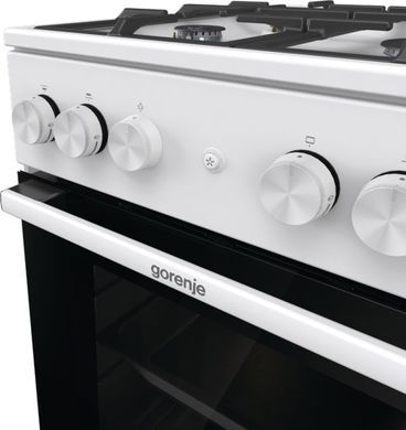 Gorenje Плита газова, 70л, 50x60см, чавун, білий (374471) GG5A11WF фото
