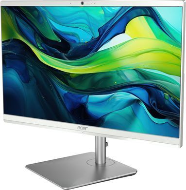 Acer Комп'ютер персональний моноблок Aspire C24-195ES 23.8" FHD Intel U5-125U, 16GB, F512GB, UMA, WiFi, кл+м, 3р, без ОС, сірий (380365) DQ.BM4ME.002 фото