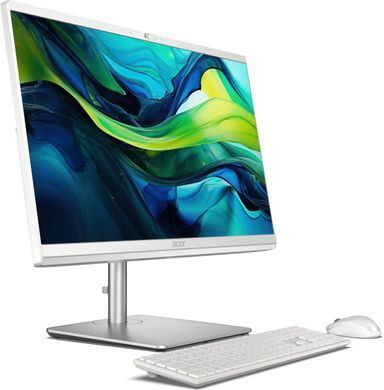 Acer Комп'ютер персональний моноблок Aspire C24-195ES 23.8" FHD Intel U5-125U, 16GB, F512GB, UMA, WiFi, кл+м, 3р, без ОС, сірий (380365) DQ.BM4ME.002 фото