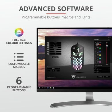 Trust GXT 960 Graphin Ultra-lightweight RGB Black (329240) 23758_TRUST фото