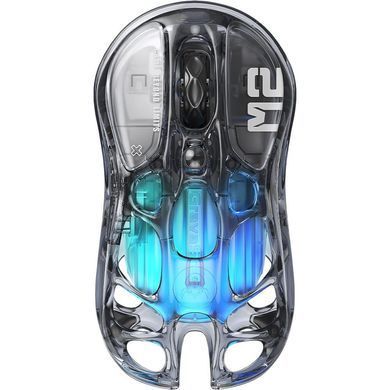 Миша GravaStar Mercury M2, BT/WL/USB-A, RGB, чорно-прозорий (391247) GRAVASTARM2_XTAL_BLK фото