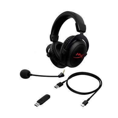 Гарнитура игровая HyperX Cloud II Core, WL/USB-A, черный 6Y2G8AA фото