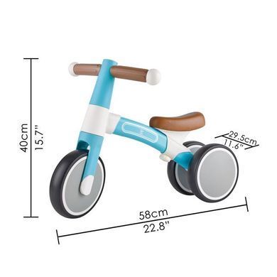 Біговел Hape Перша поїздка триколісний 7" блакитний (E8652), Блакитний