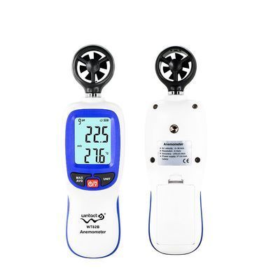 Анемометр крыльчатый Bluetooth 0,3-30 м/с, -10-45&deg;C WINTACT WT82B