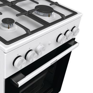 Gorenje Плита газова, 70л, 50x60см, чавун, білий (374471) GG5A11WF фото