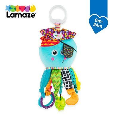 Мягкая игрушка-подвеска Lamaze Кальмар с прорезывателем (L27068) dt_14179 фото