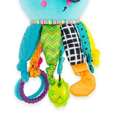 Мягкая игрушка-подвеска Lamaze Кальмар с прорезывателем (L27068) dt_14179 фото