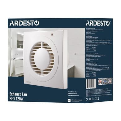 Витяжний вентилятор Ardesto BFO-120W (371063)