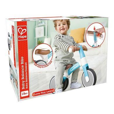 Біговел Hape Перша поїздка триколісний 7" блакитний (E8652), Блакитний