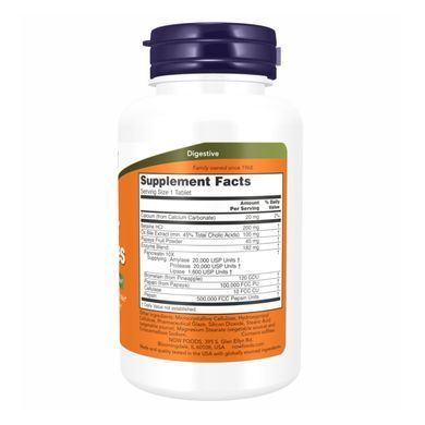 Суперферменти Now Foods (Super Enzymes Formulated with Bromelain) 180 капсул