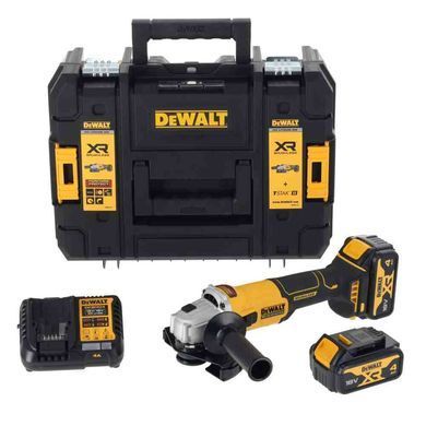 Шліфмашина кутова - болгарка акумуляторна безщіткова DeWALT DCG407M2T DCG407M2T фото