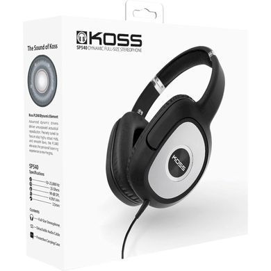 Навушники Over-Ear Koss SP540, 3.5 mini-jack, 1.4м, Чорний (368946) 185216.101 фото