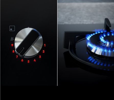 Electrolux Варильна поверхня газова, 60см, чавун, нерж (364059) KGS64562SX фото
