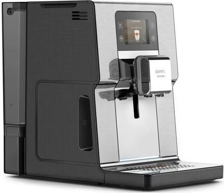 Krups Кавомашина Experience+, 3л, зерно, автомат.капуч, дисплей, авторецептів -7, сернор.керування, сріблястий (370783) EA877D10 фото