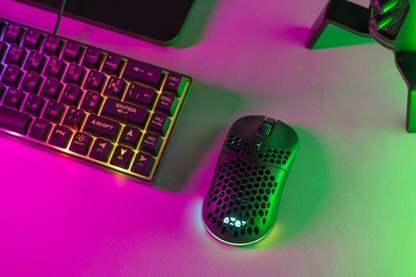 2E Gaming Миша HyperDrive Pro WL, RGB Black (351783) 2E-MGHDPR-WL-BK фото