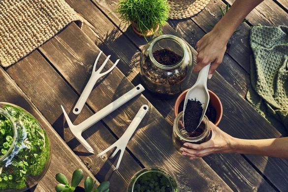 Cellfast Культиватор ручний PASTEL, армований комозит, бежевий (355974) 42-014 фото