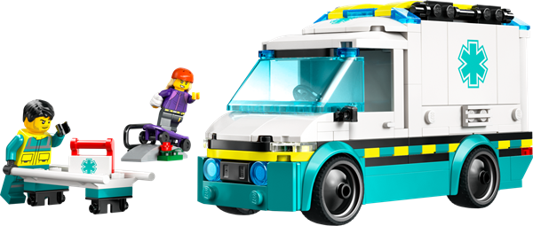 Конструктор LEGO City Швидка допомога 184 деталі (60451)