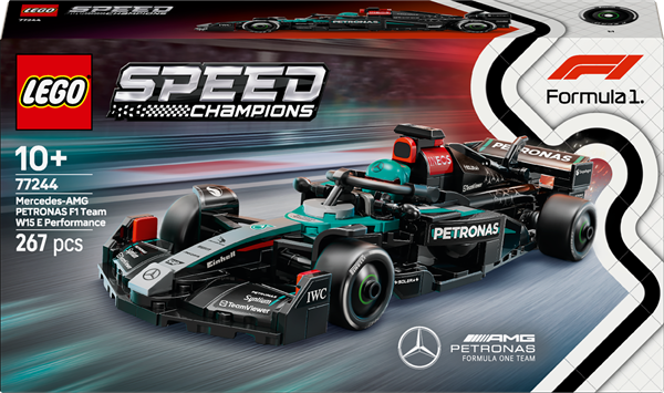 Конструктор LEGO Speed Champions Автомобіль для перегонів Mercedes-AMG F1 W15, 267 деталей (77244)