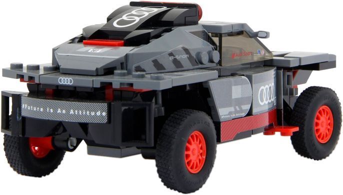 Машинка-конструктор Rastar Bricks Audi RS Q e-tron 1:30 Серый