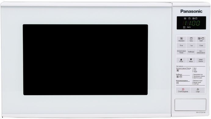 Микроволновая печь Panasonic, 20л, 800Вт, гриль, дисплей, белый (393831) NN-GT261WZUE фото