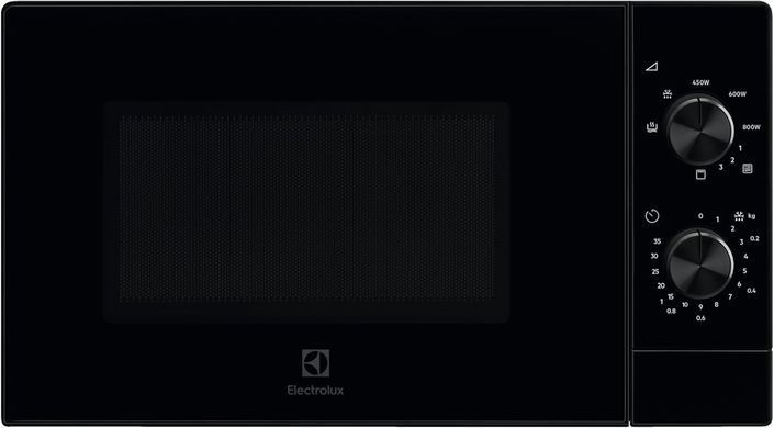 Микроволновая печь Electrolux 20л, мех. управление, 800Вт, гриль, черный (365445) EMZ421MMK фото