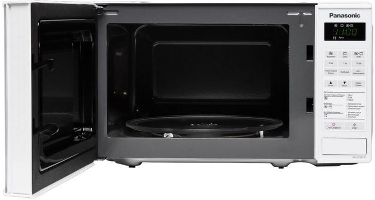 Микроволновая печь Panasonic, 20л, 800Вт, гриль, дисплей, белый (393831) NN-GT261WZUE фото